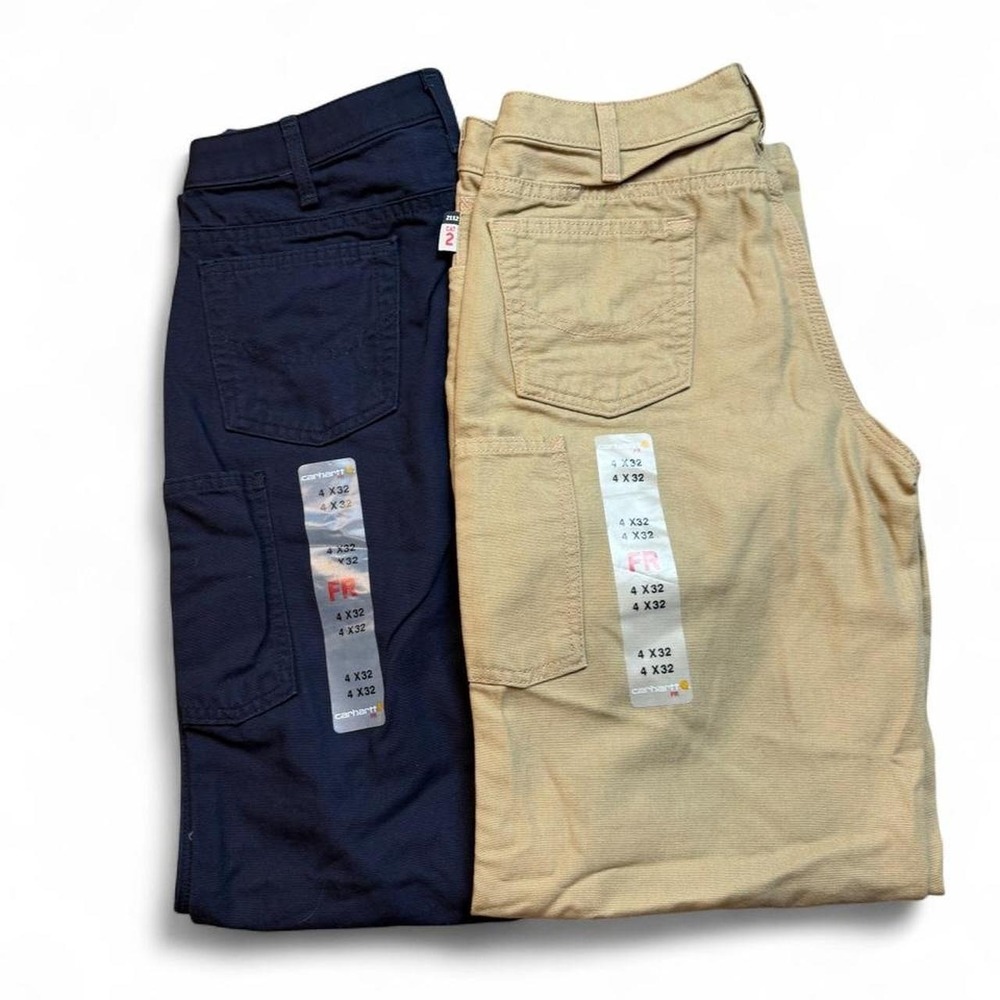 Carhartt Women FR Rugged Flex Canvas Pants Flame Resistant 4x32 lot of 2